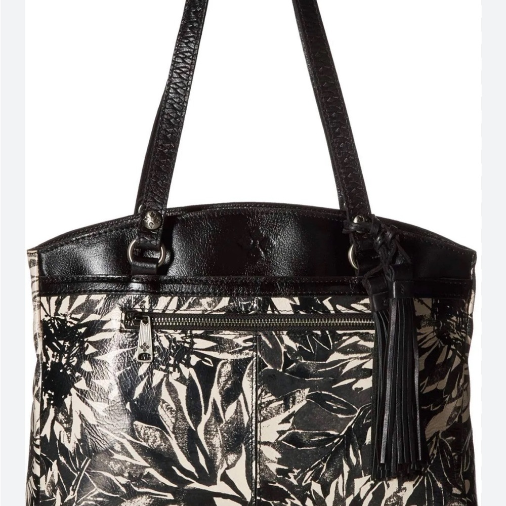 Patricia Nash Leather Poppy Tote with Tassel